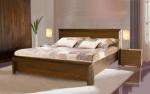 Bed "Billow 5 Zebra", Hardwood 