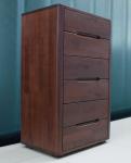 Chest of Drawers "Billow 1 Vertical", Hardwood 