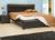 Bed "Billow 5" with leather